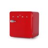 Commercial Cool 1.6 Cu. Ft. Refrigerator, Vintage Style Refrigerator, Small Refrigerator With Freezer, Red CCRR16HR